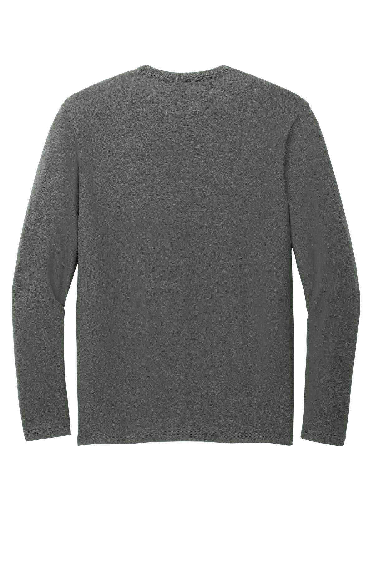 Custom Embroidered District T-Shirts  in Deepest Grey