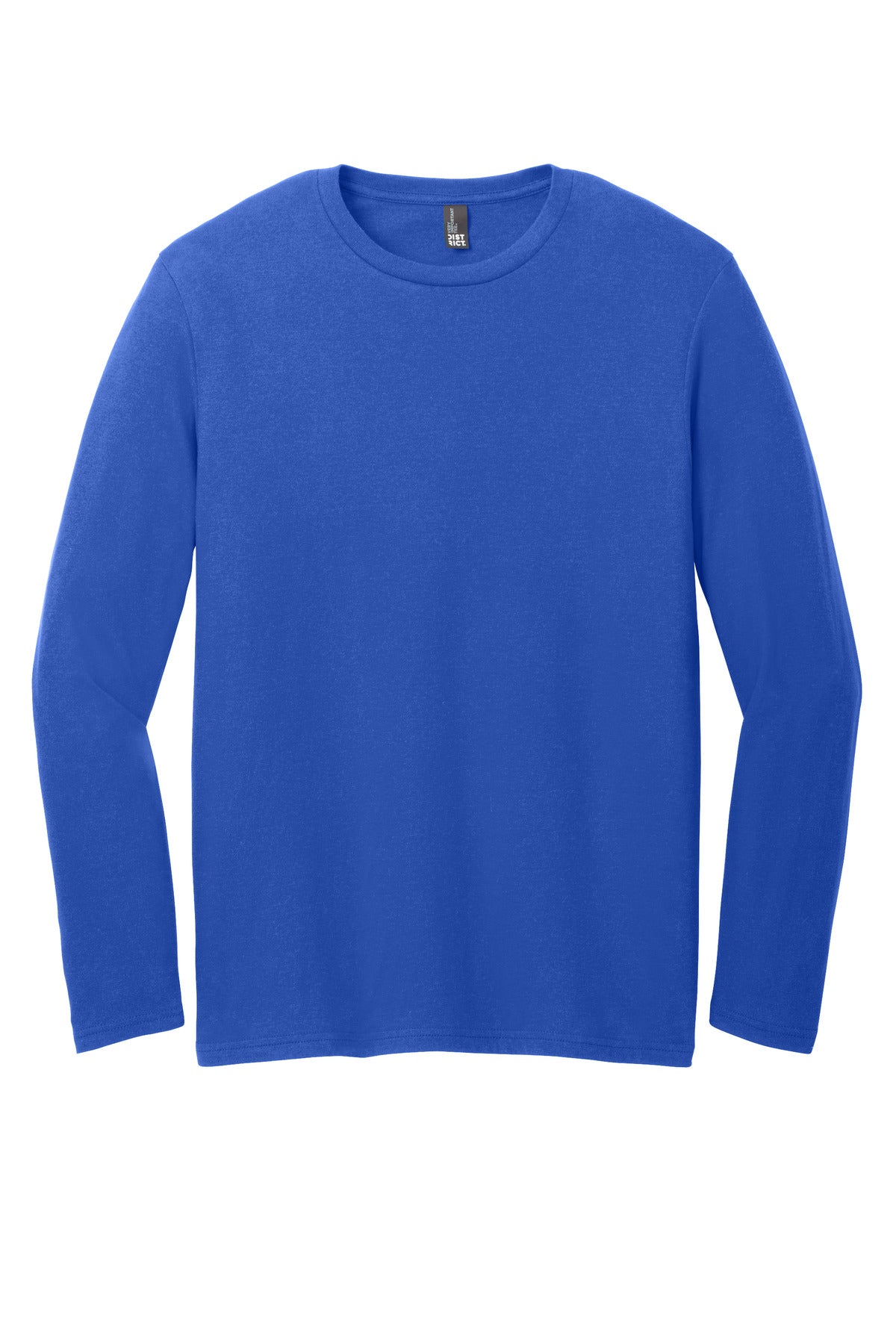 Custom Embroidered District T-Shirts  in Deep Royal