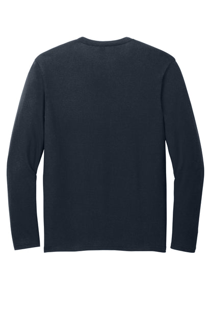 Custom Embroidered District T-Shirts  in New Navy