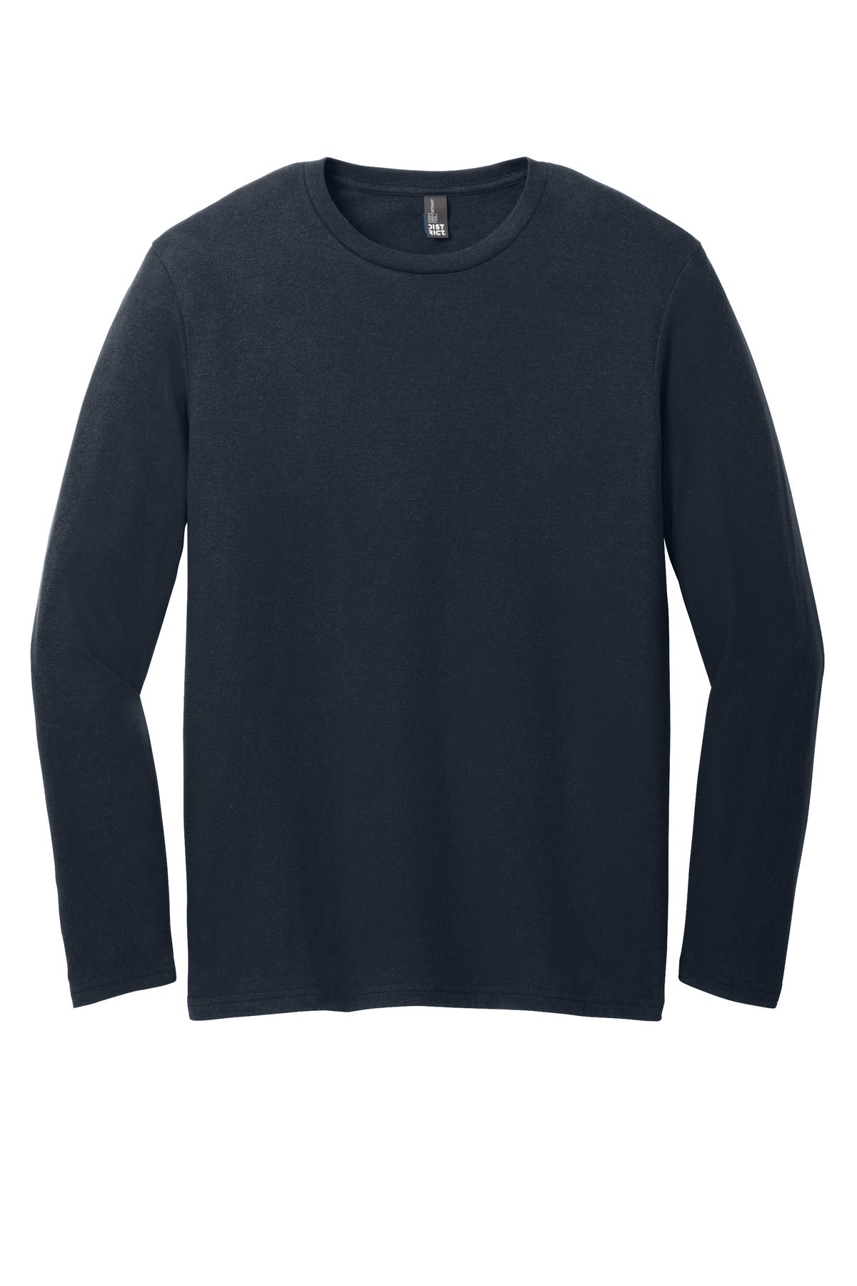 Custom Embroidered District T-Shirts  in New Navy