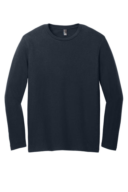 Custom Embroidered District T-Shirts  in New Navy