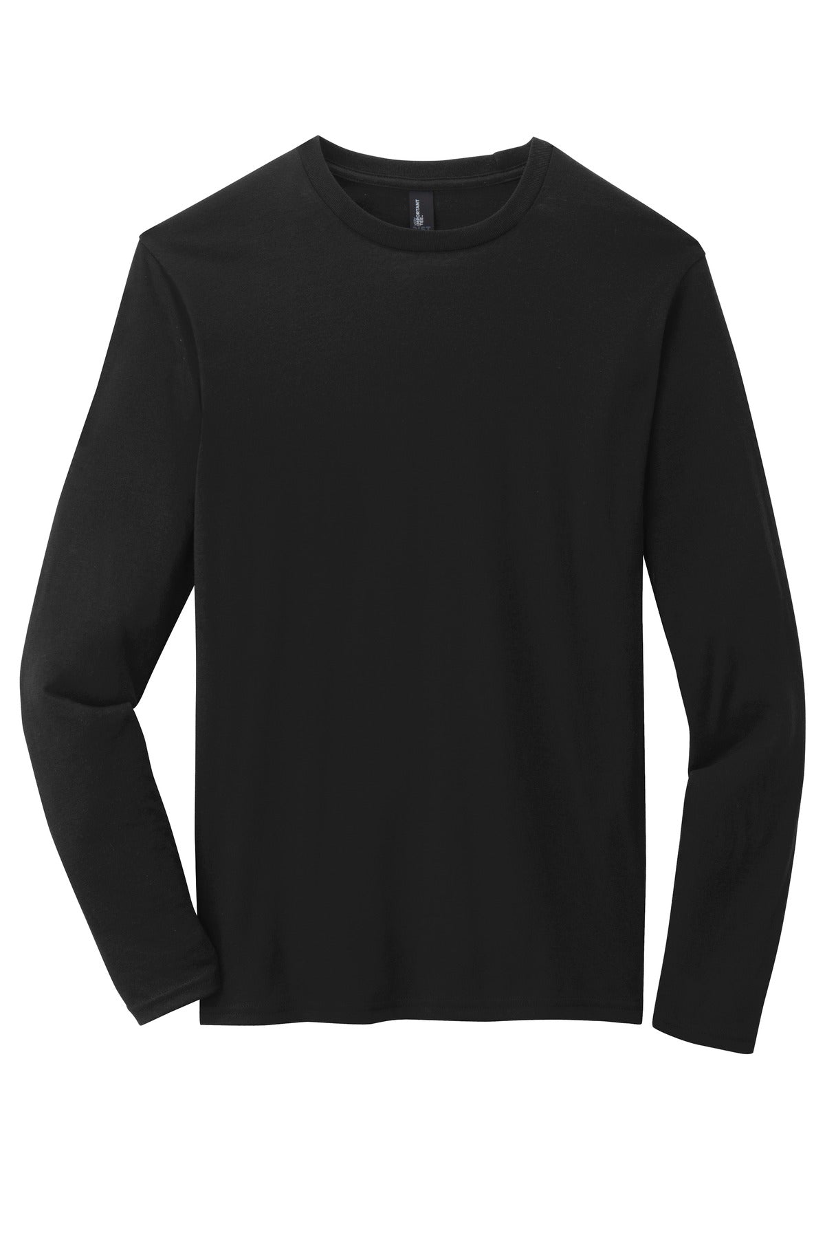 Custom Embroidered District T-Shirts  in Black