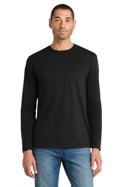 Custom Embroidered District T-Shirts  in Black