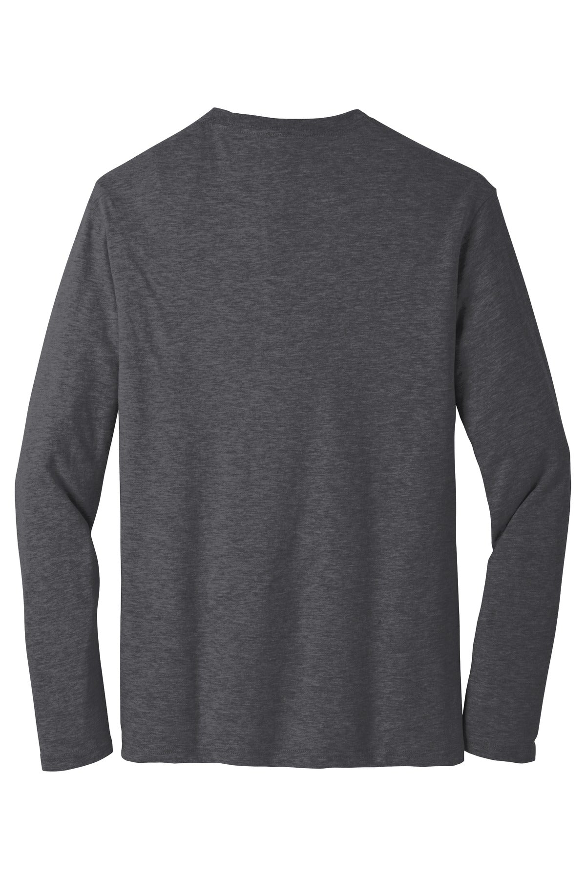 Custom Embroidered District T-Shirts  in Heathered Charcoal