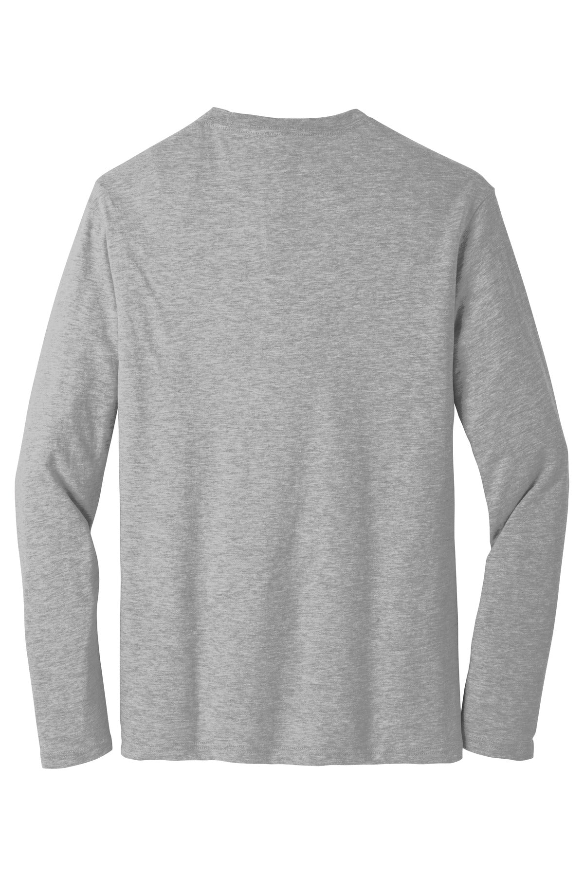 Custom Embroidered District T-Shirts  in Light Heather Grey