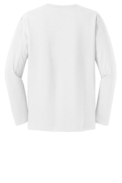 Custom Embroidered District T-Shirts  in White