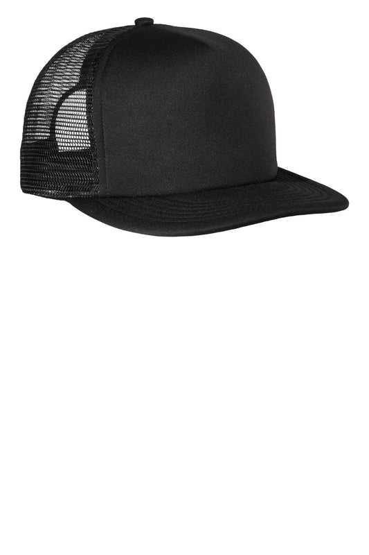 Custom Embroidered District Caps in Black