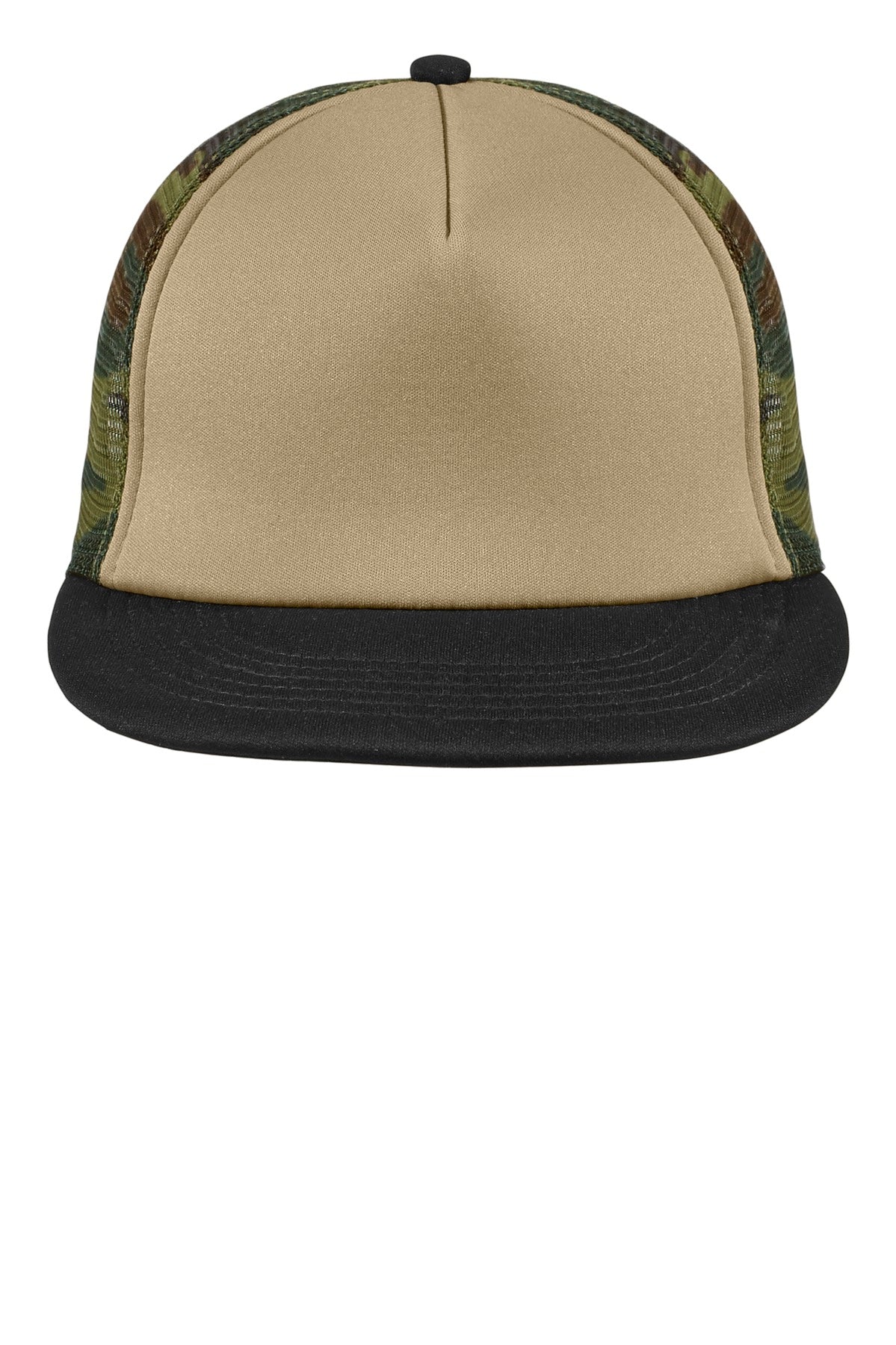 District Flat Bill Snapback Trucker Cap. DT624