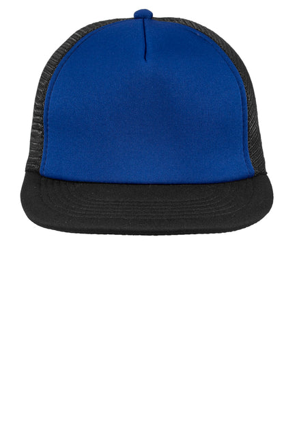 District Flat Bill Snapback Trucker Cap. DT624