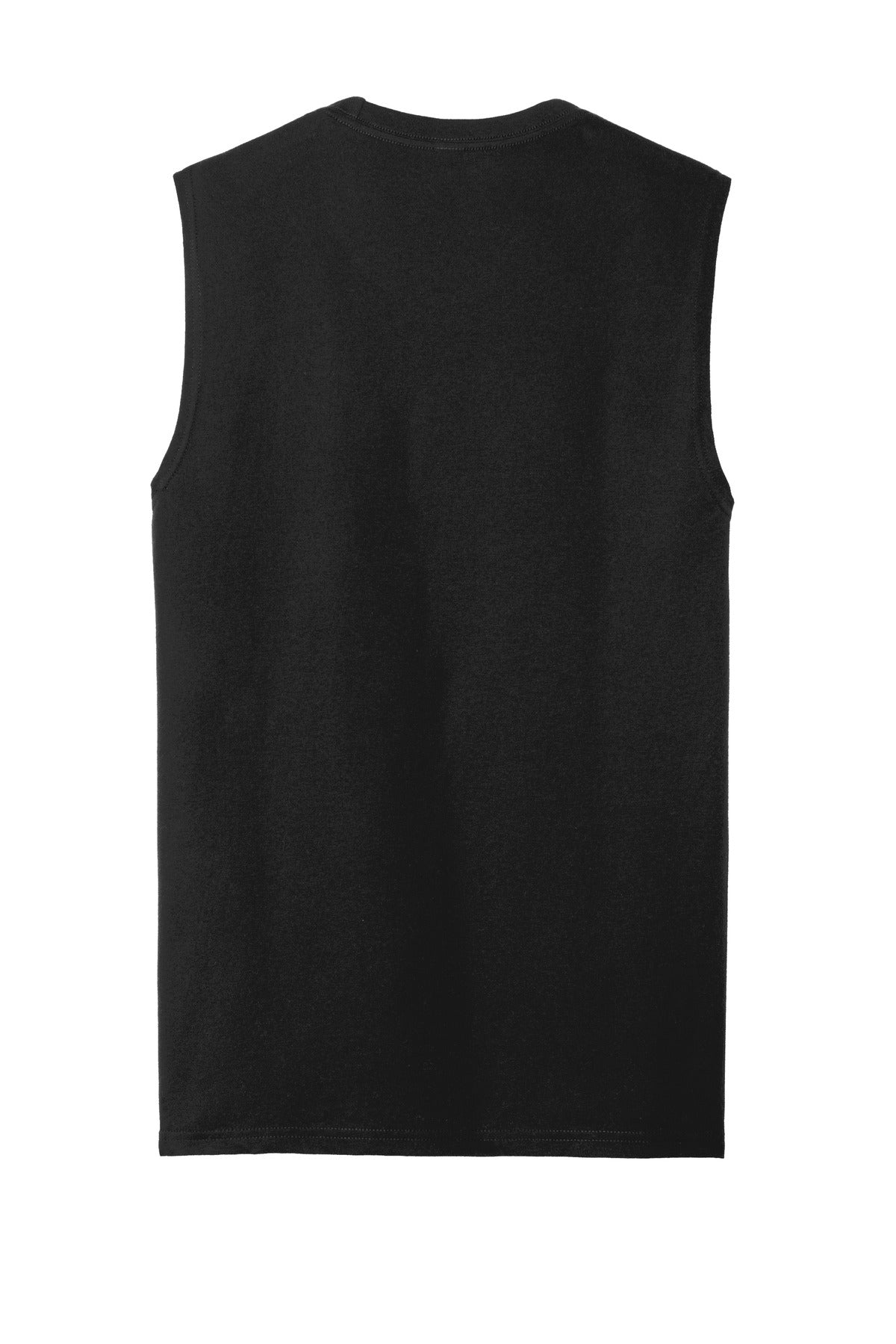 Custom Embroidered District T-Shirts  in Black