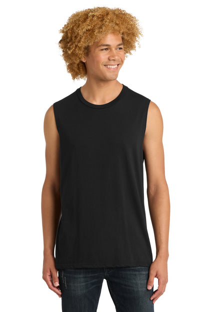 Custom Embroidered District T-Shirts  in Black