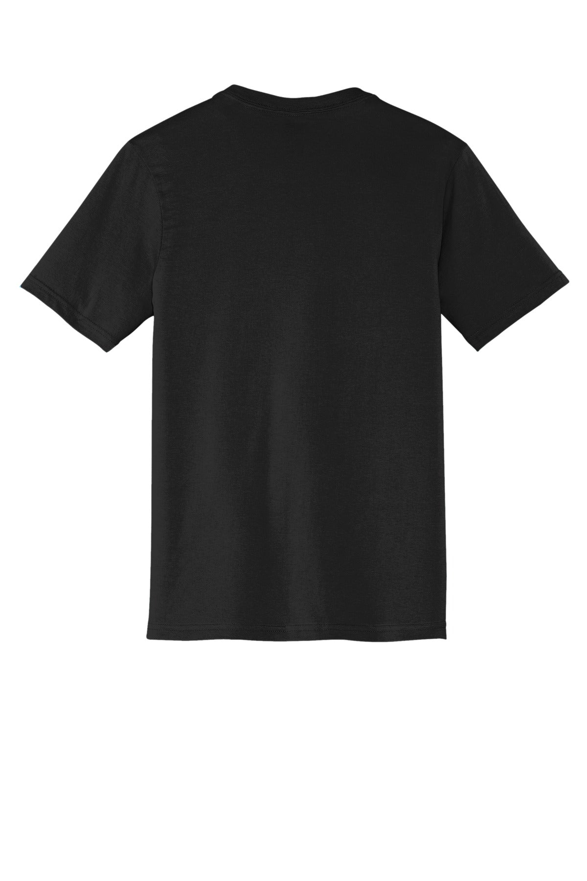 Custom Embroidered District T-Shirts  in Black