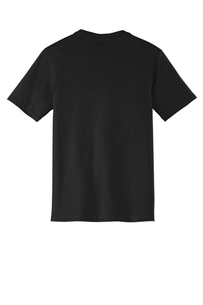 Custom Embroidered District T-Shirts  in Black