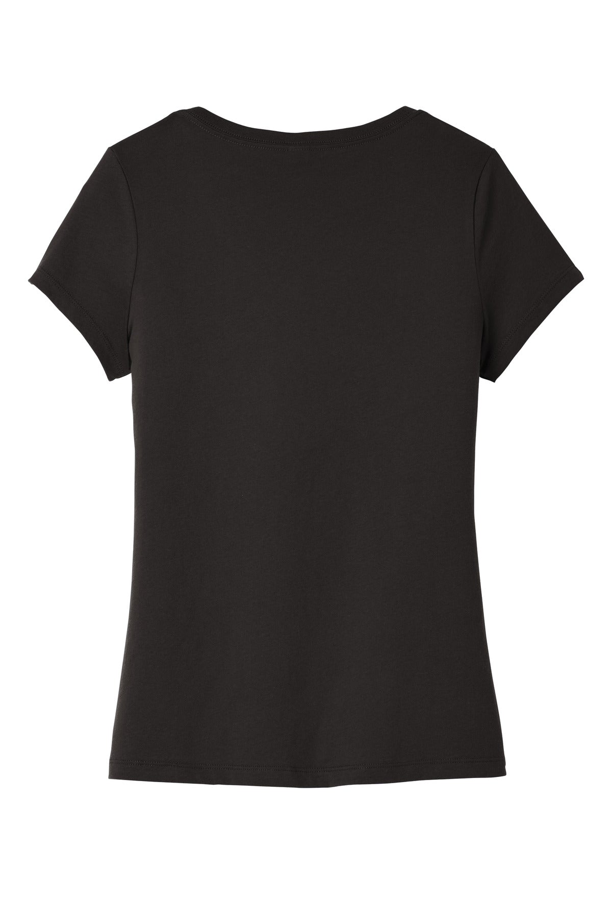 Custom Embroidered District T-Shirts  in Black