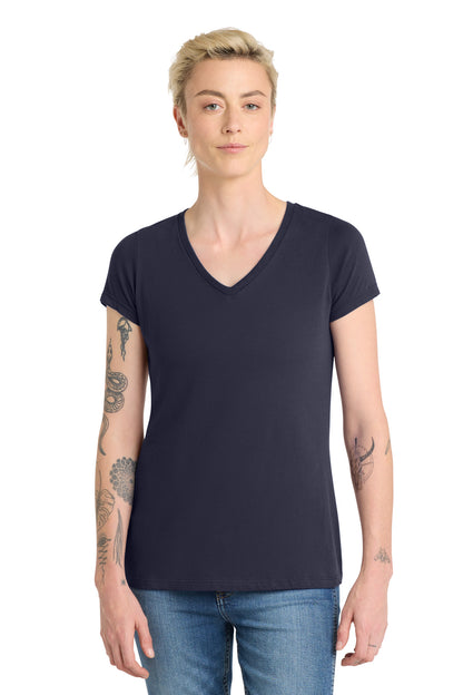 Custom Embroidered District T-Shirts  in New Navy