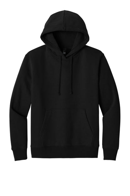 Custom Embroidered District Sweatshirts in Black