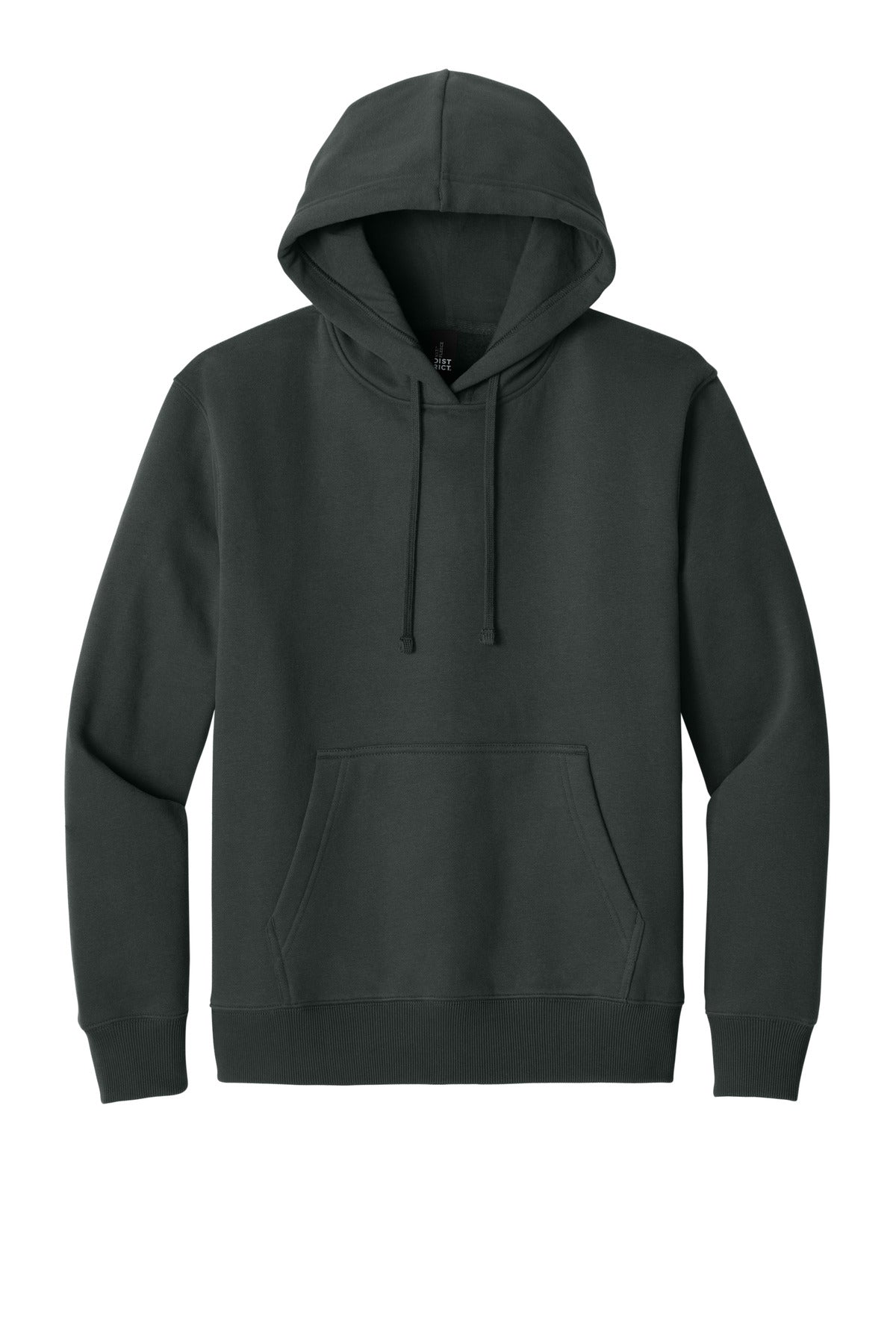 Custom Embroidered District Sweatshirts in Charcoal