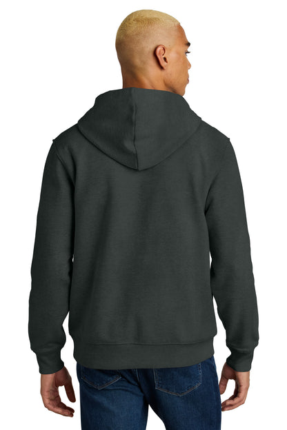Custom Embroidered District Sweatshirts in Charcoal