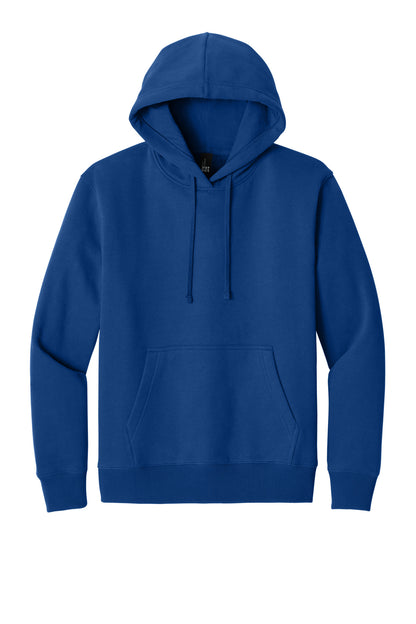 Custom Embroidered District Sweatshirts in Deep Royal