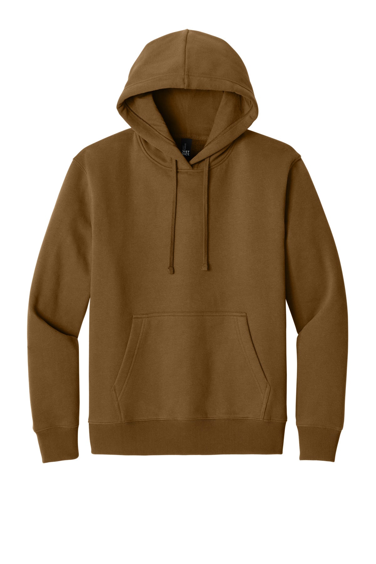 Custom Embroidered District Sweatshirts in Duck Brown
