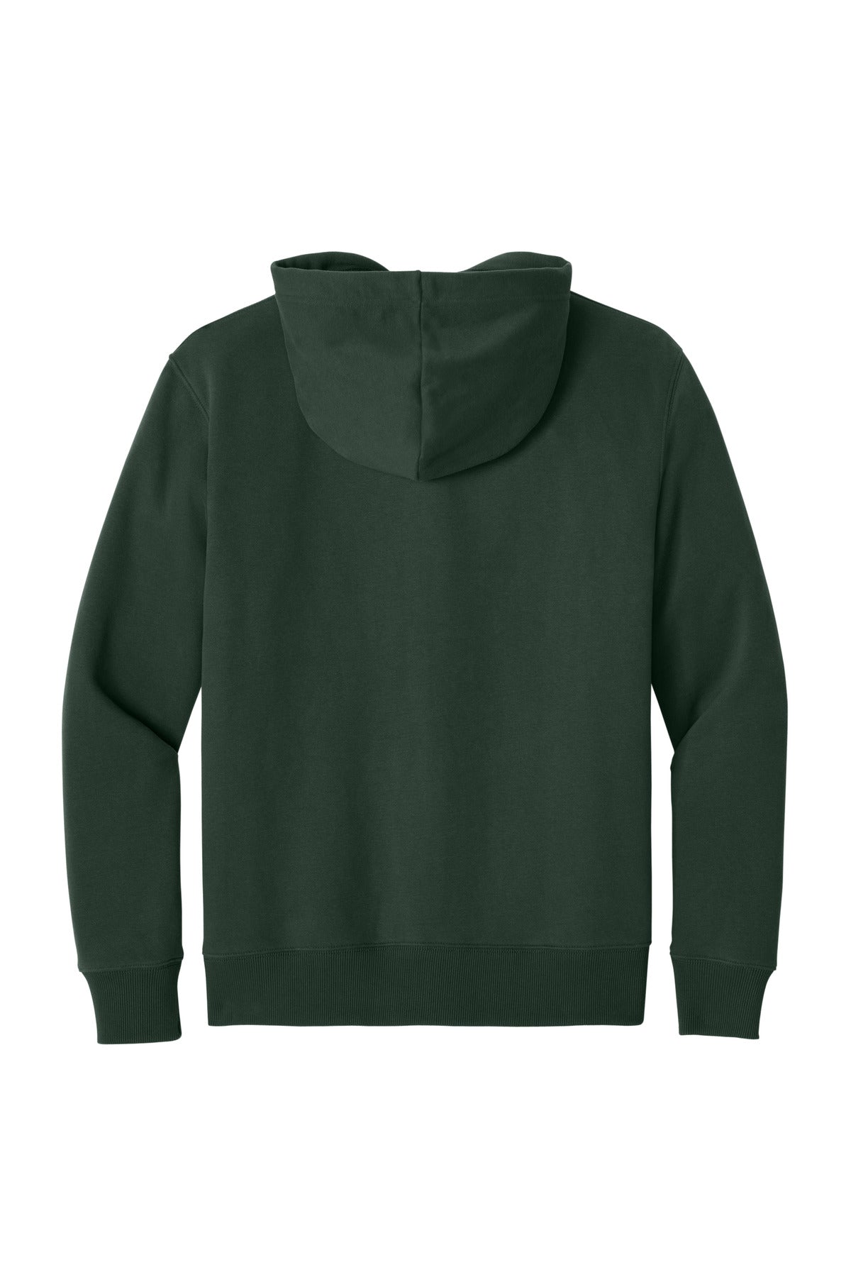 Custom Embroidered District Sweatshirts in Forest Green