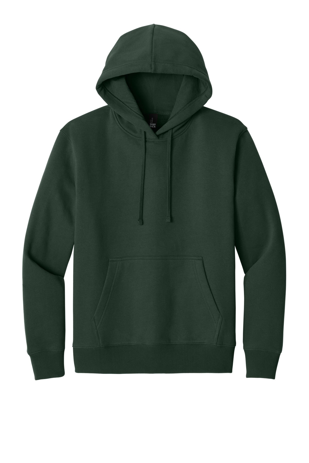Custom Embroidered District Sweatshirts in Forest Green