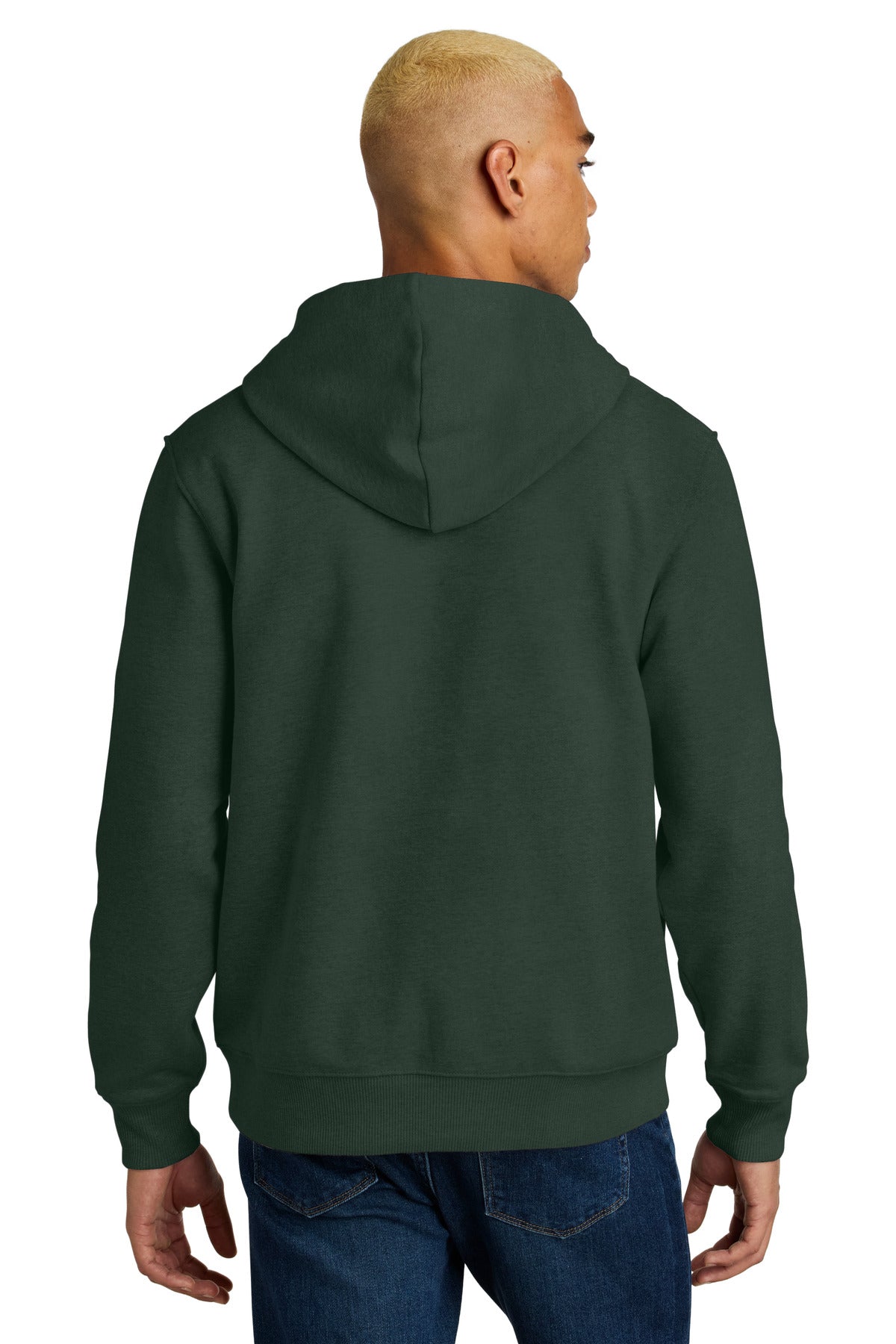 Custom Embroidered District Sweatshirts/Fleece in Forest Green