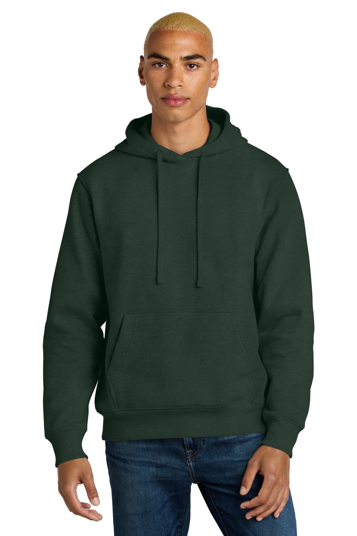 Custom Embroidered District Sweatshirts/Fleece in Forest Green
