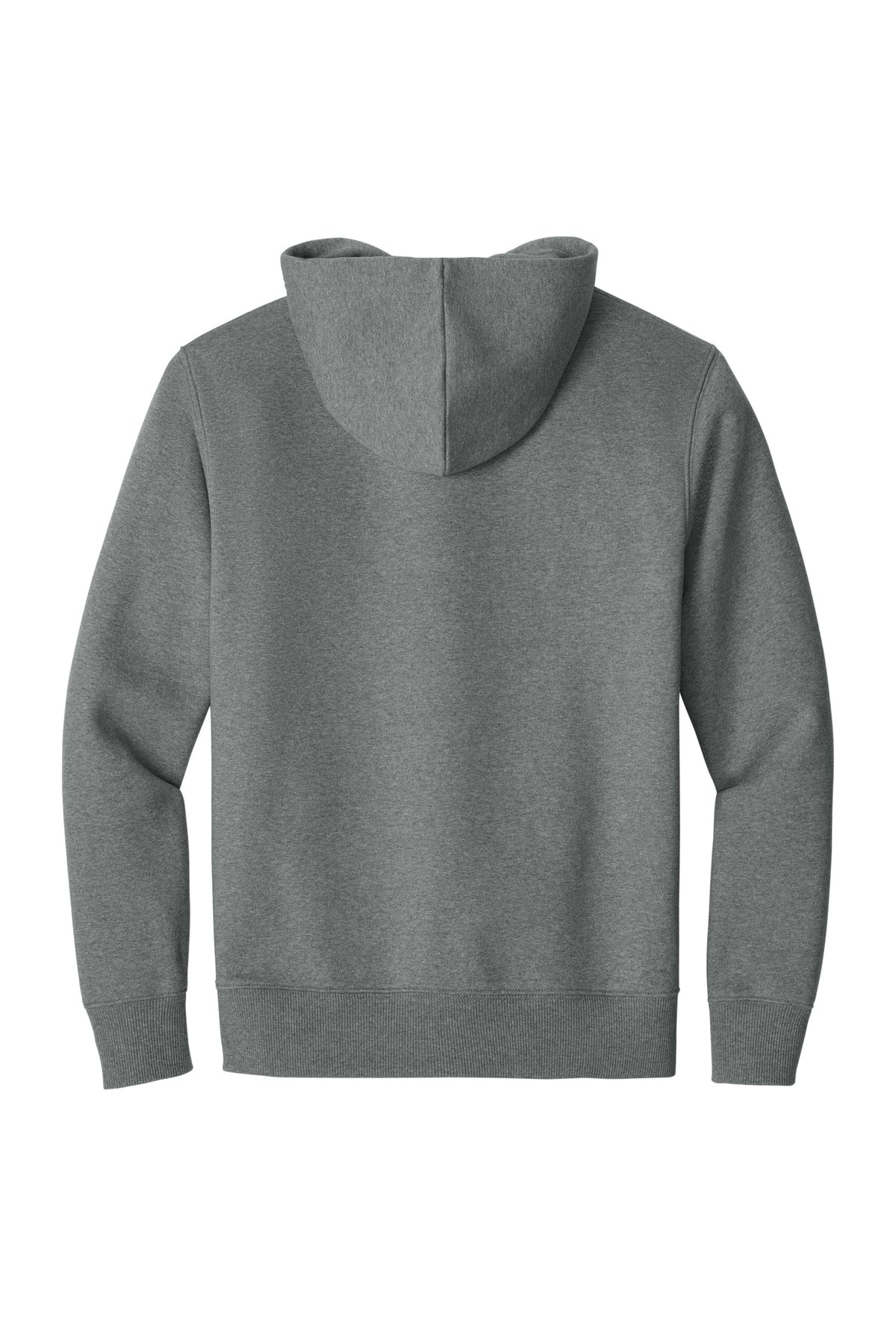 Custom Embroidered District Sweatshirts in Grey Frost