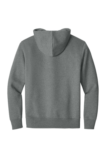 Custom Embroidered District Sweatshirts in Grey Frost