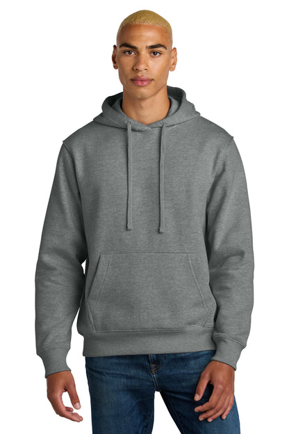 Custom Embroidered District Sweatshirts/Fleece in Grey Frost