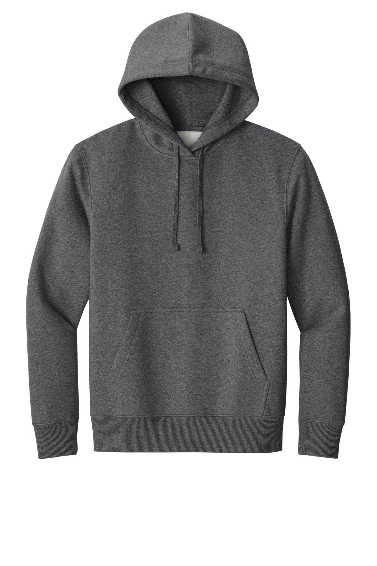 Custom Embroidered District Sweatshirts in Heathered Charcoal