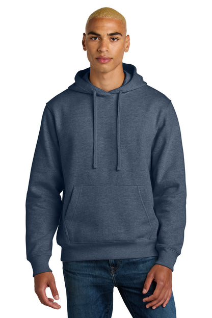 Custom Embroidered District Sweatshirts/Fleece in Navy Heather