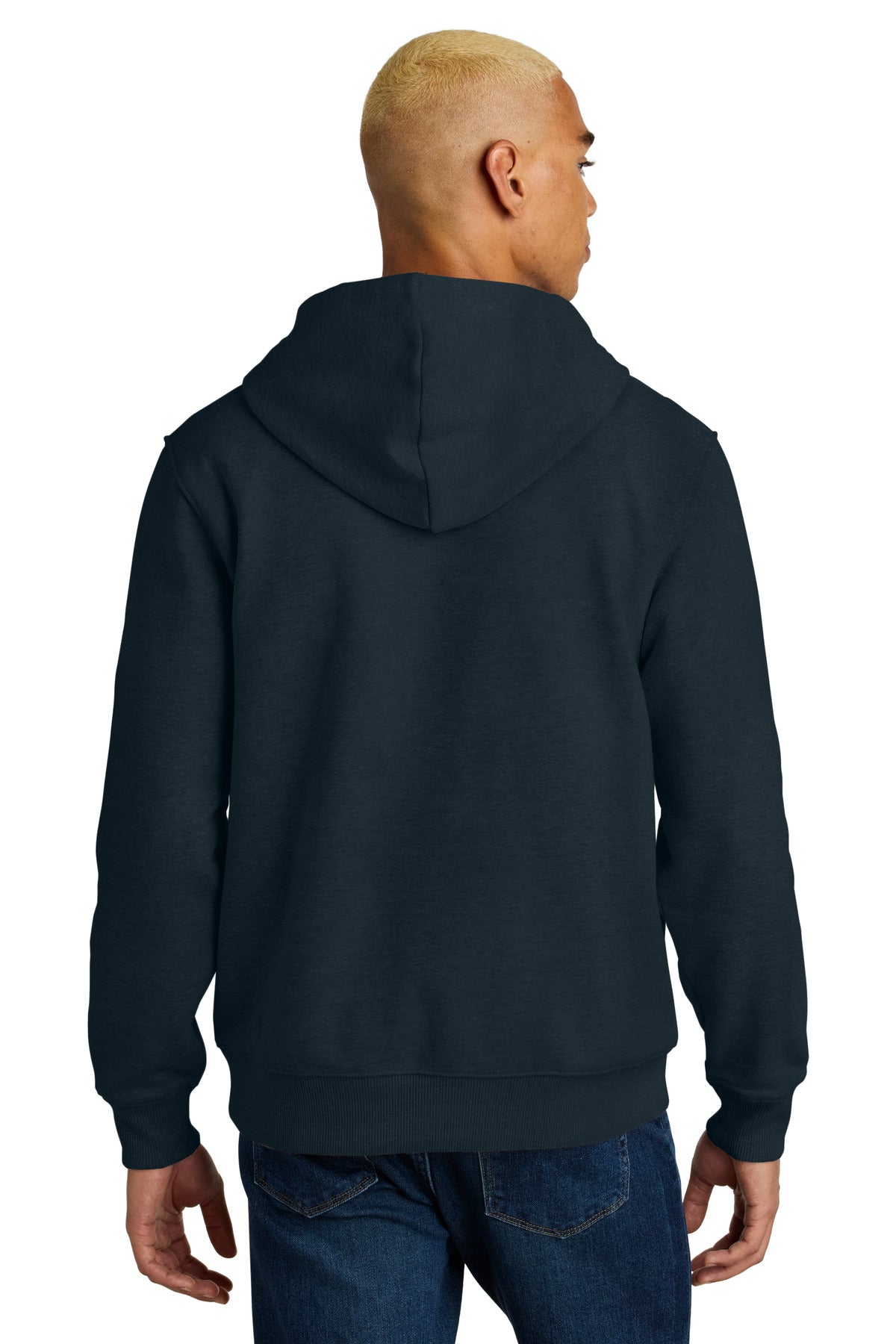 Custom Embroidered District Sweatshirts/Fleece in New Navy