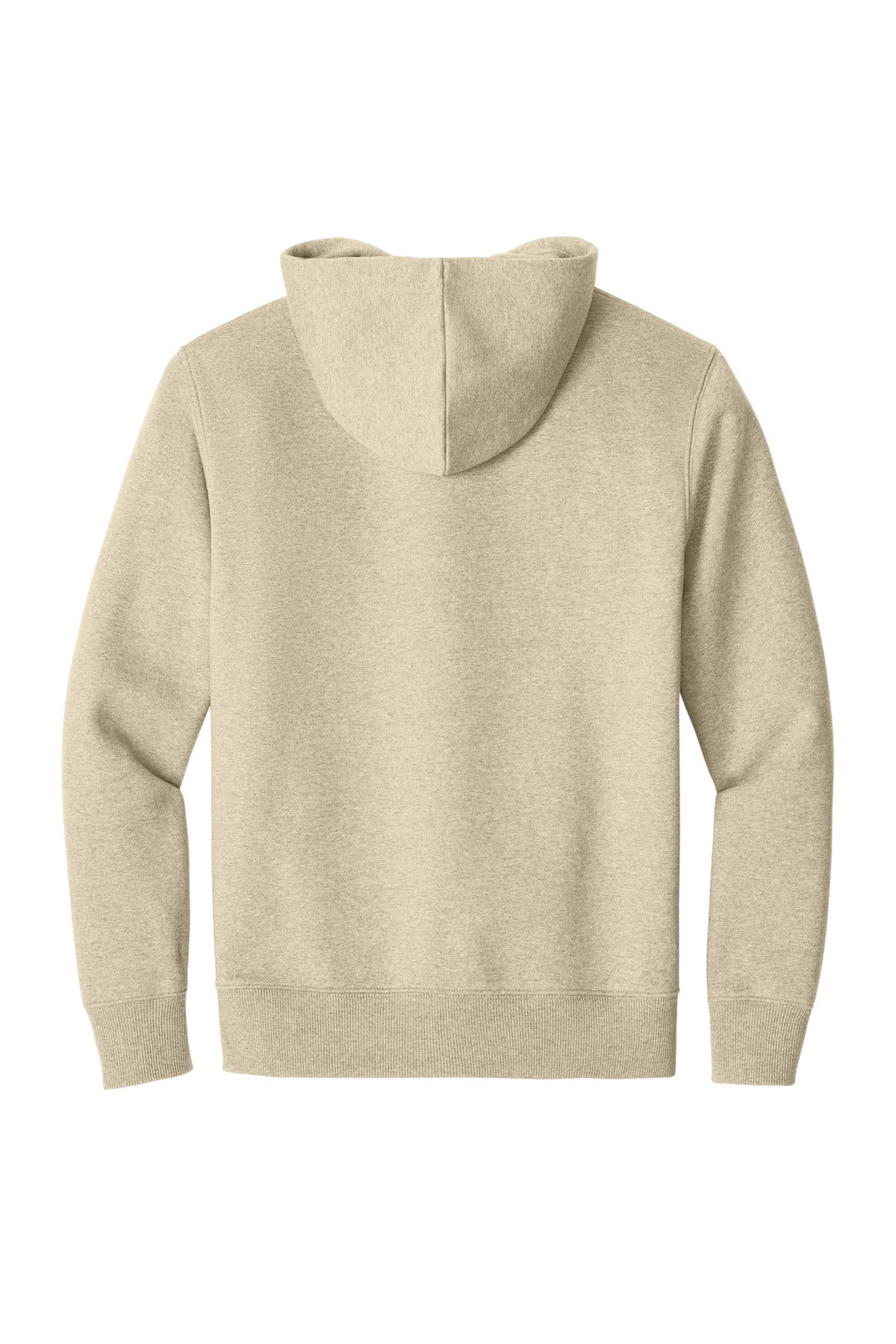 Custom Embroidered District Sweatshirts in Oatmeal Heather