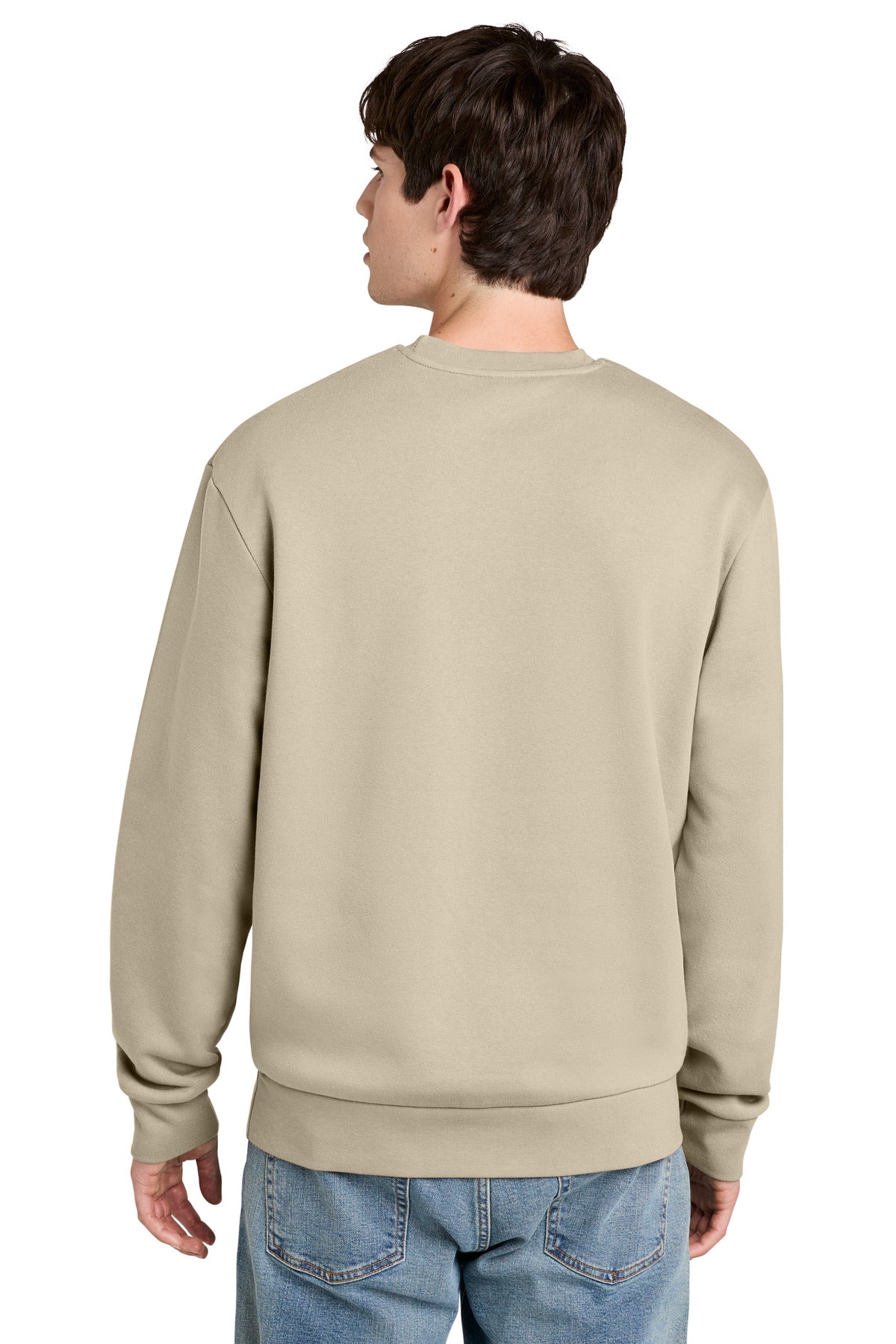 Custom Embroidered District Sweatshirts in Chai