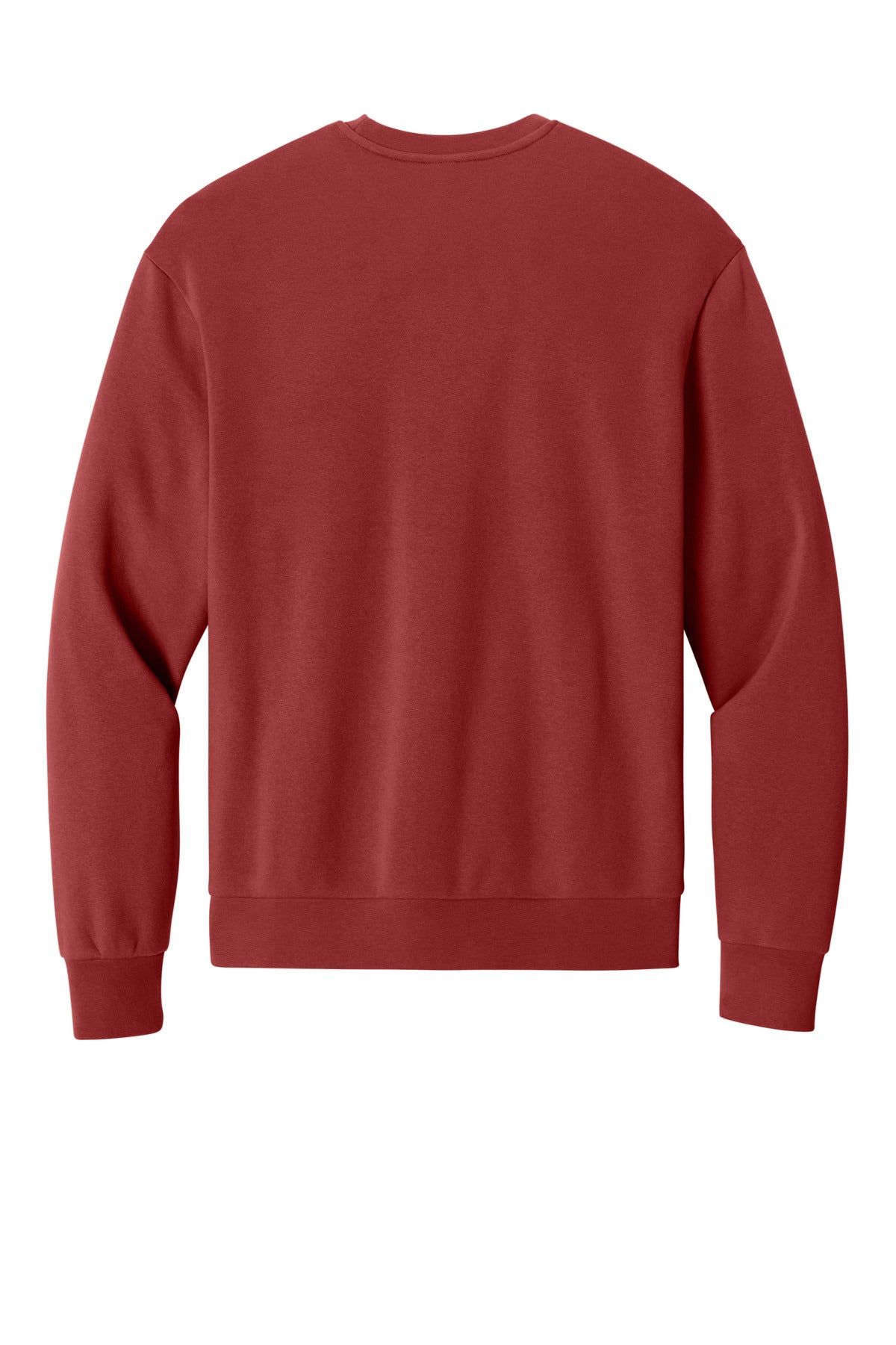 Custom Embroidered District Sweatshirts in Cherrywood