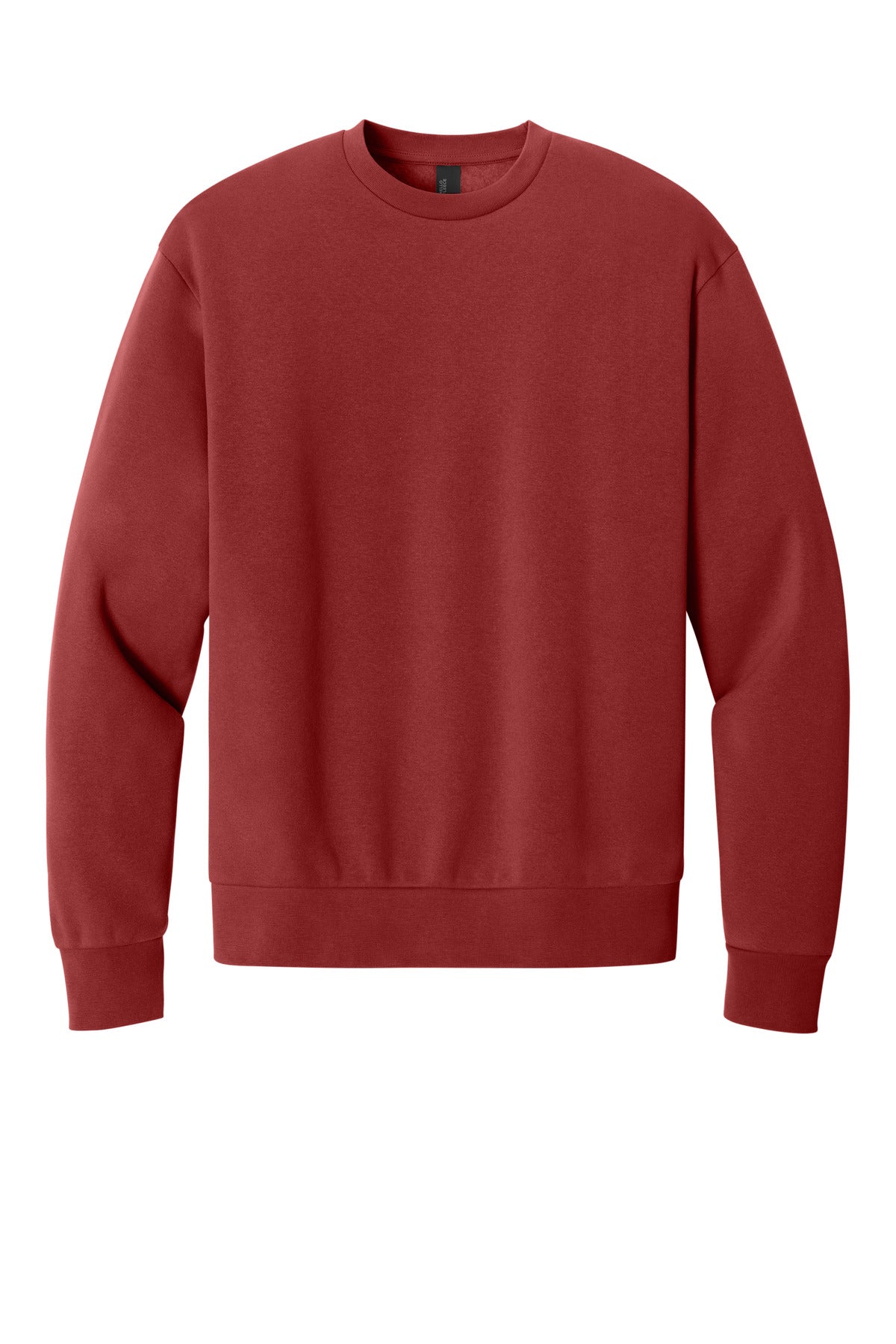 Custom Embroidered District Sweatshirts in Cherrywood