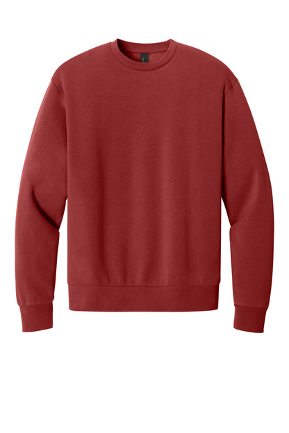 Custom Embroidered District Sweatshirts in Cherrywood