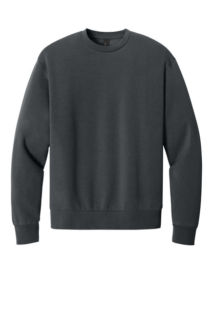 Custom Embroidered District Sweatshirts in Graphite