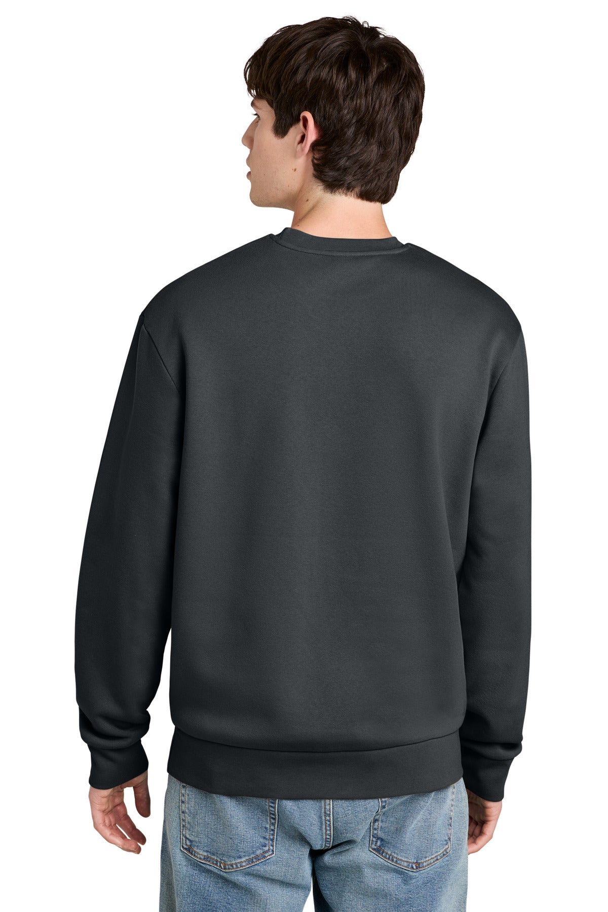 Custom Embroidered District Sweatshirts in Graphite