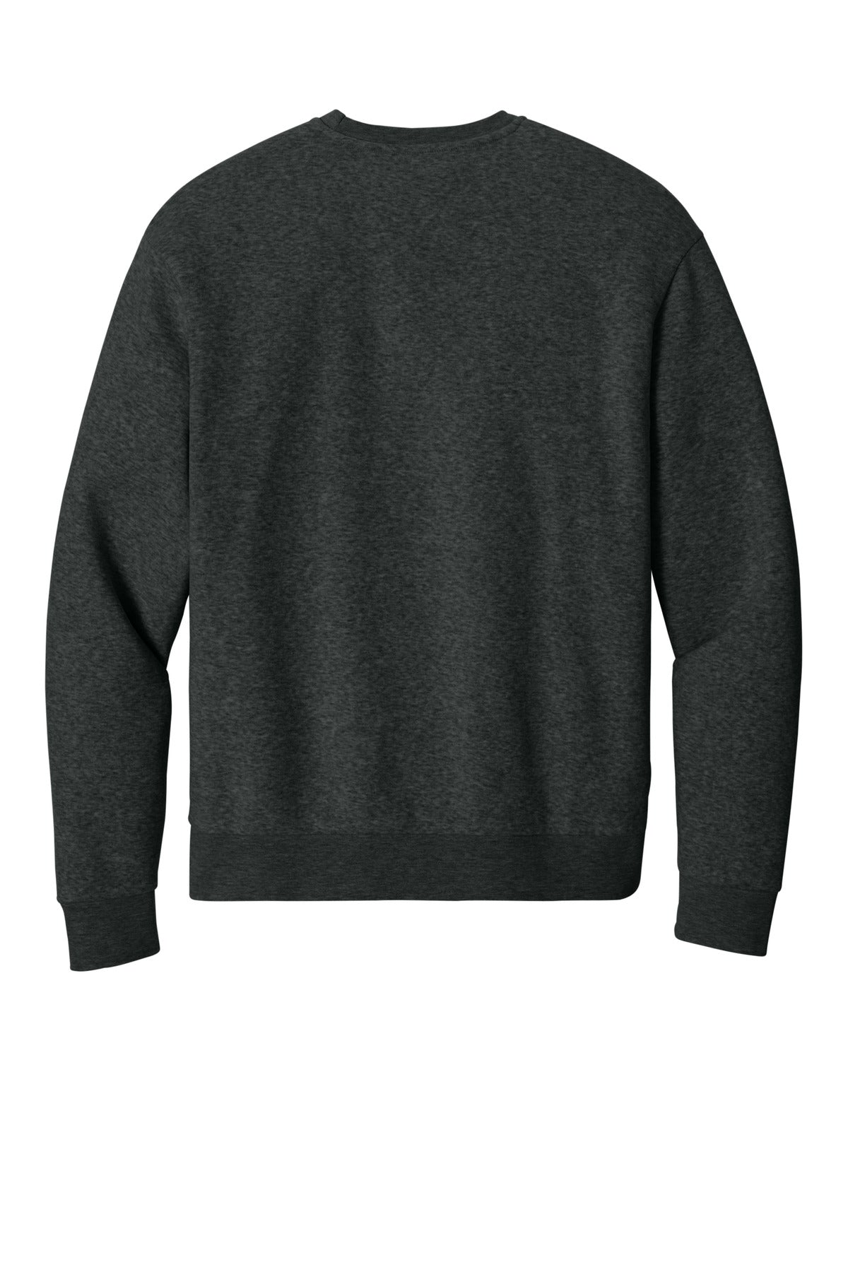 Custom Embroidered District Sweatshirts in Heathered Charcoal