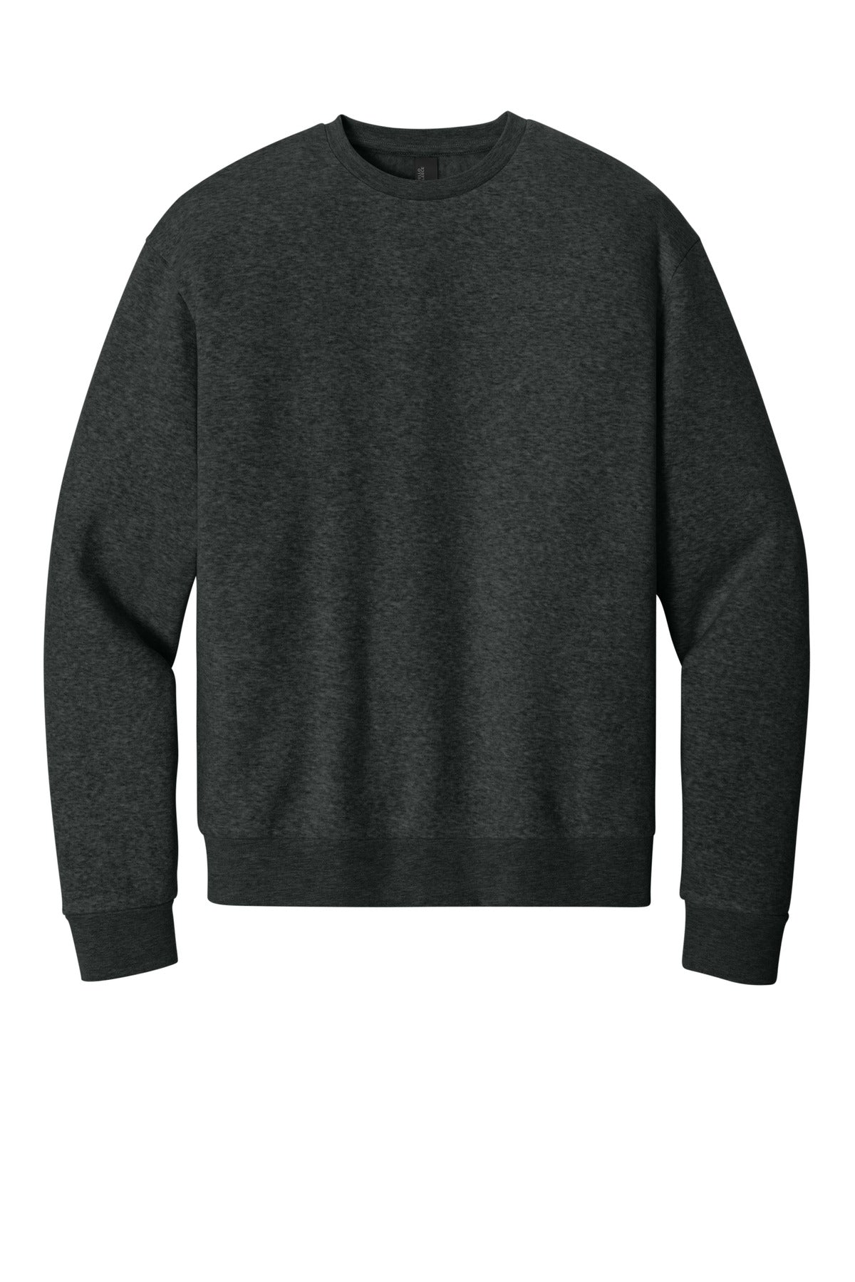 Custom Embroidered District Sweatshirts in Heathered Charcoal