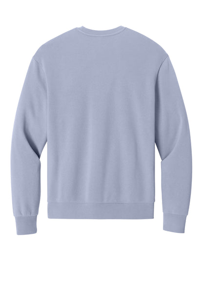 Custom Embroidered District Sweatshirts in Icelandic Purple