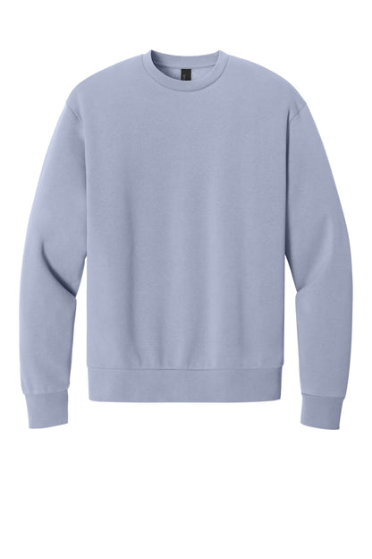 Custom Embroidered District Sweatshirts in Icelandic Purple