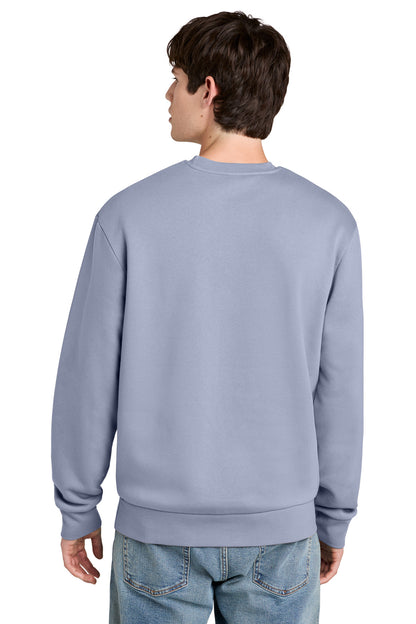 Custom Embroidered District Sweatshirts in Icelandic Purple