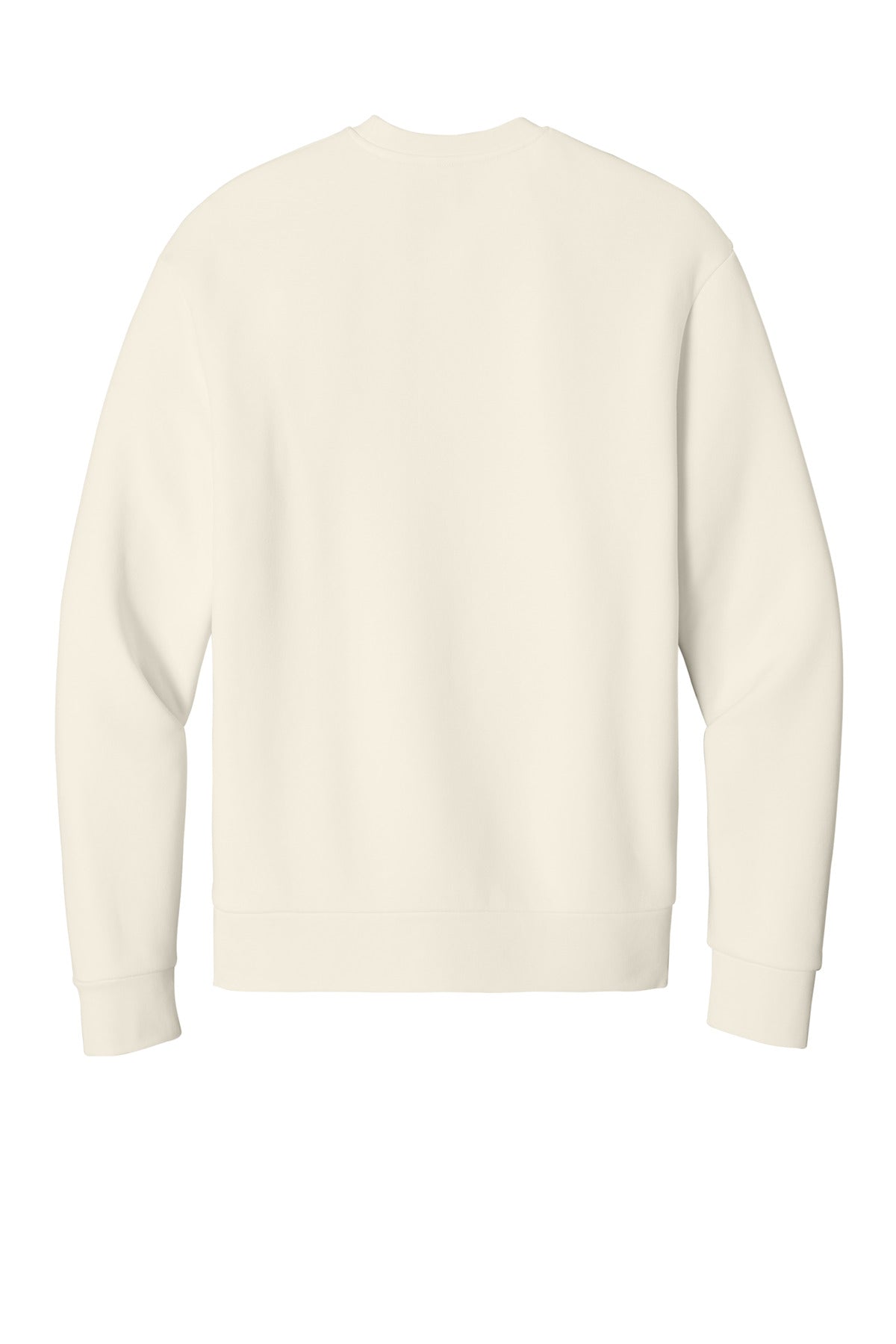 Custom Embroidered District Sweatshirts in Ivory