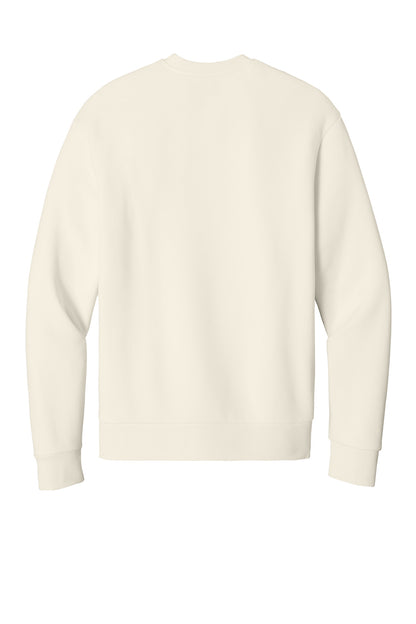 Custom Embroidered District Sweatshirts in Ivory