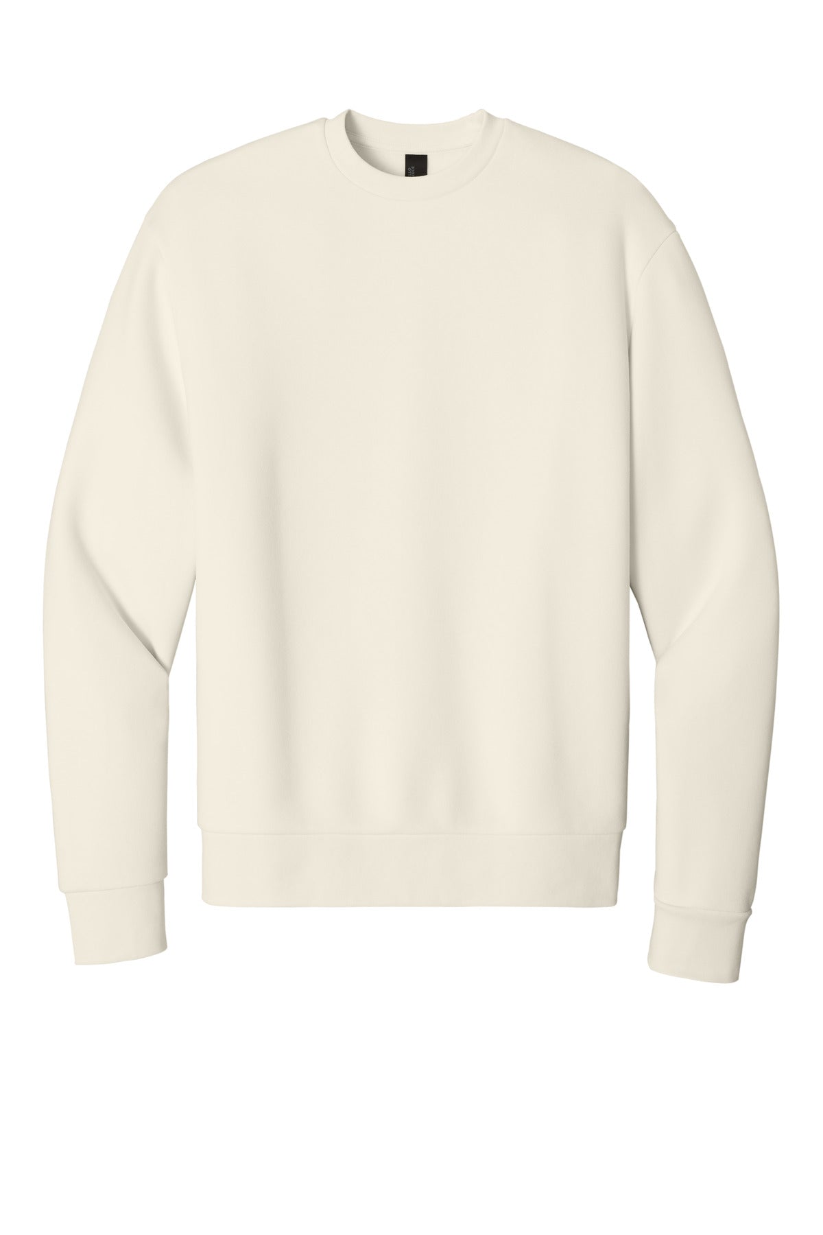 Custom Embroidered District Sweatshirts in Ivory