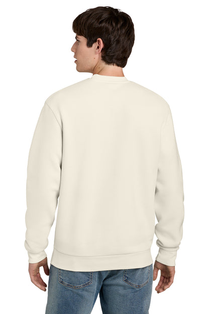 Custom Embroidered District Sweatshirts in Ivory